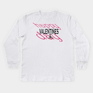 valentines day by chakibium Kids Long Sleeve T-Shirt